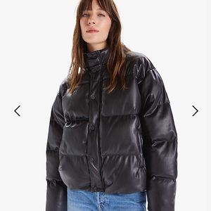 Mother NWT Black puffer jacket Medium
